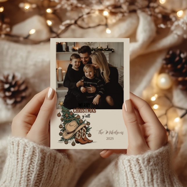 Foto Western God Jul allesammans Julkort (Skapare uppladdad)