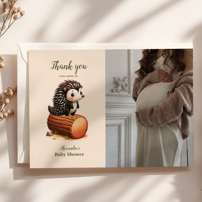 Foto Woodland Animals Baby Shower Tack för ditt ko (Skapare uppladdad)