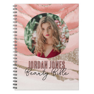 fotoagate Beauty Bible med Elegant Design Anteckningsbok