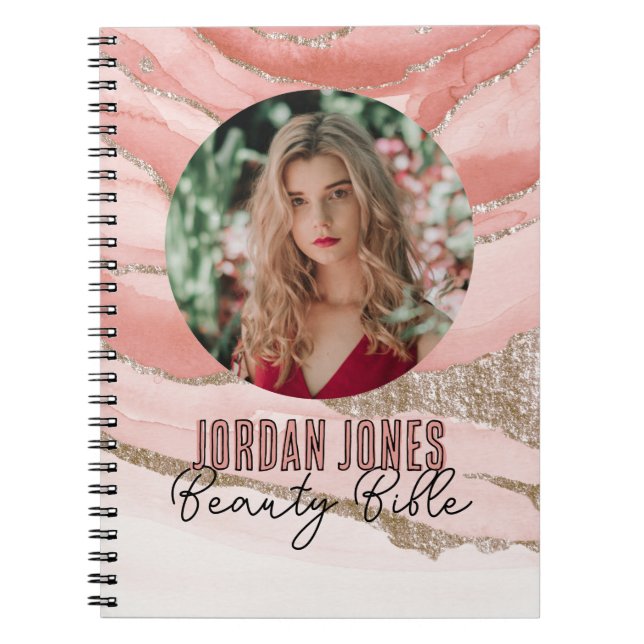 fotoagate Beauty Bible med Elegant Design Anteckningsbok (Framsidan)
