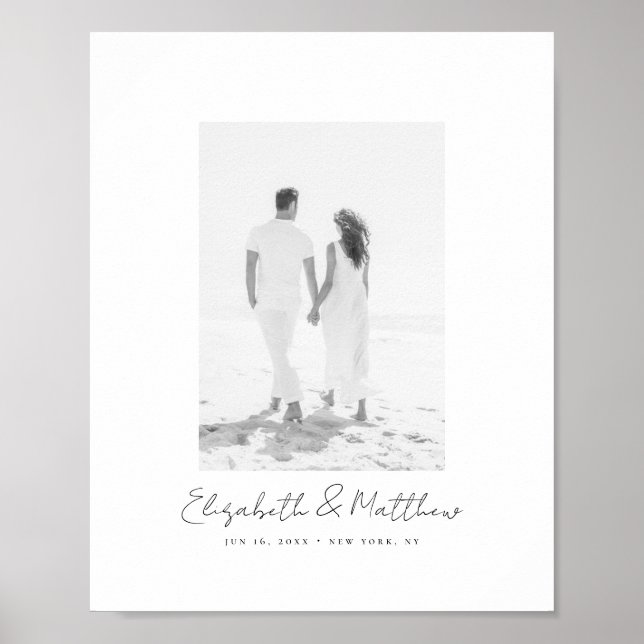 Fotoalternativ för enkel, modern, minimalistisk Ch Poster (Framsidan)