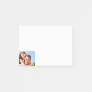 Fotoanpassad anteckning för Baby Kärlek Bröllop Post-it Block