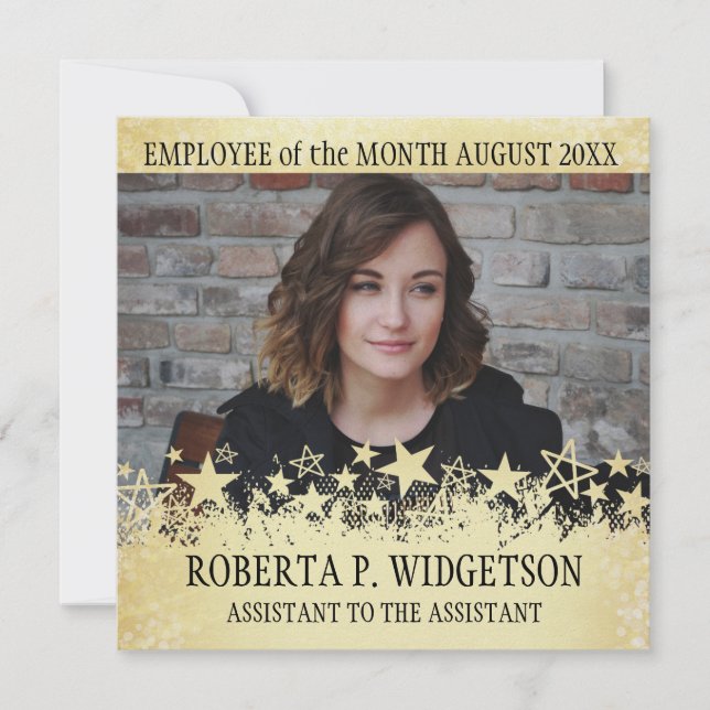 Fotoanställd månaden ROCKSTJÄRNA GULD (Framsida)