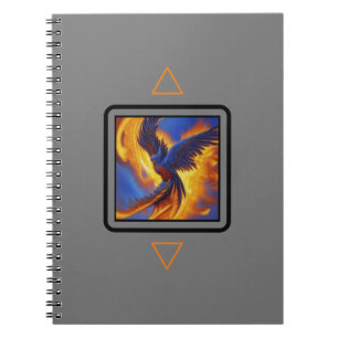 Fotoanteckningsbok, foenix, Grått Cover Spiral bär Anteckningsbok