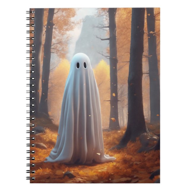 Fotoanteckningsbok för hösten Ghost Spiral Anteckningsbok (Framsidan)