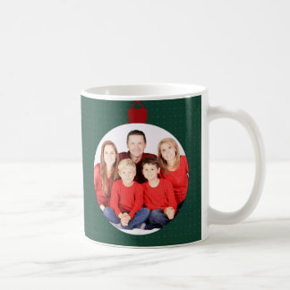 Fotoår för prydnadsfamilj för helgdag kaffemugg