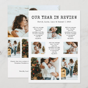 Fotoår i recension-Helgdag Julkort