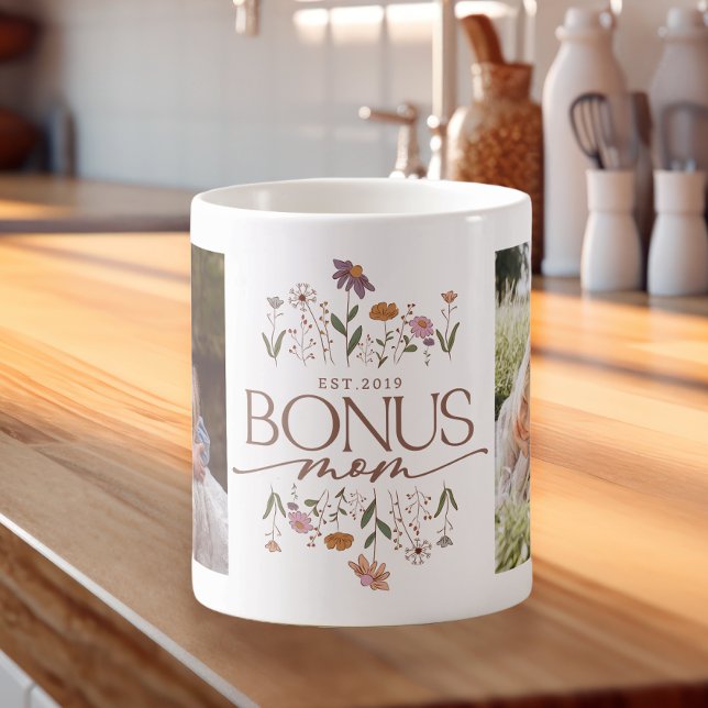 Fotoåret Bonus Mamma 2 har upprättats Kaffemugg (Skapare uppladdad)