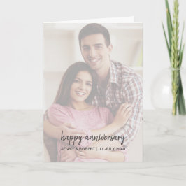 Fotoårsdag för det moderna Trendigets Snyggt Kort