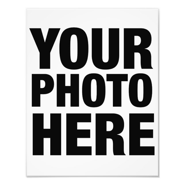 Fotoåterutskrift - 11 x 14 (Porträtt) Fototryck (Framsidan)