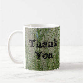 Fotoavskrivning av tack Tall Desert Grass Photo Kaffemugg