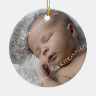 Fotobaby 1st prydnad för jul julgransprydnad keramik