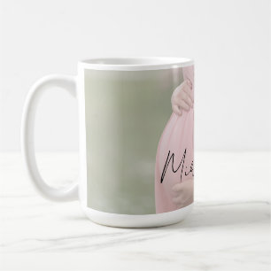 Fotobabygåva från Mamma till övertoning Lakan Kaffemugg