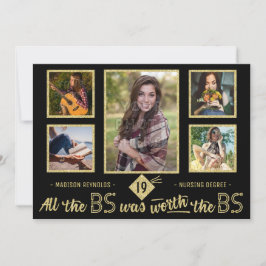 FotoBachelors-grad i Universiteten Studenten Party Inbjudningar