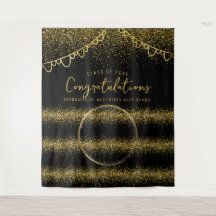 Fotobakgrundsdroppfoto för studenten i Guld Glitte