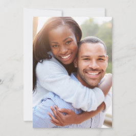 Fotobakkort för Vellum-överdragskort Inbjudningar