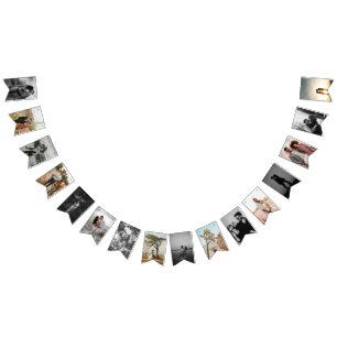 Fotobanderoll för förlovningsfest Decor-Personlig Vimplar