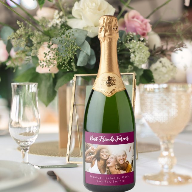Fotobästa vänner för alltid besties party lila (Skapare uppladdad)