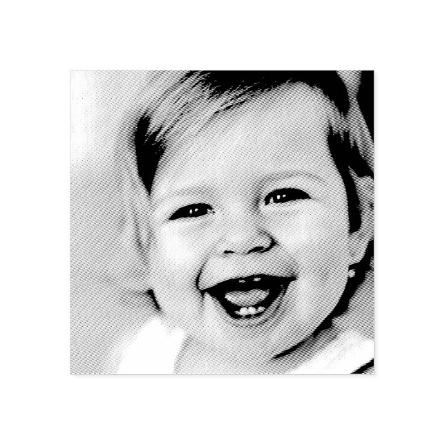 Fotobåtar i porträtt Ansikte Stämpel (Tryck)