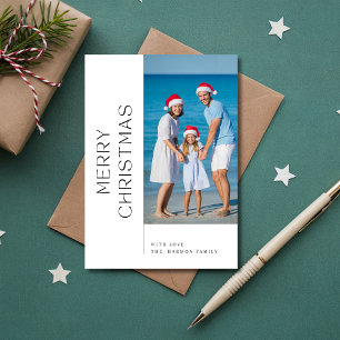Fotoblått i Modern Family Beach God jul Julkort