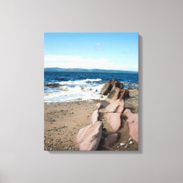 Fotoblock för Machrie Bay-kort Canvastryck