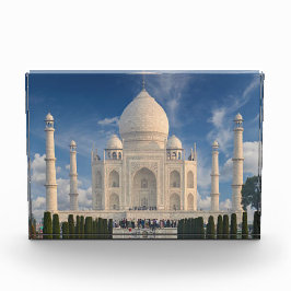 Fotoblock med bild av Taj Mahal