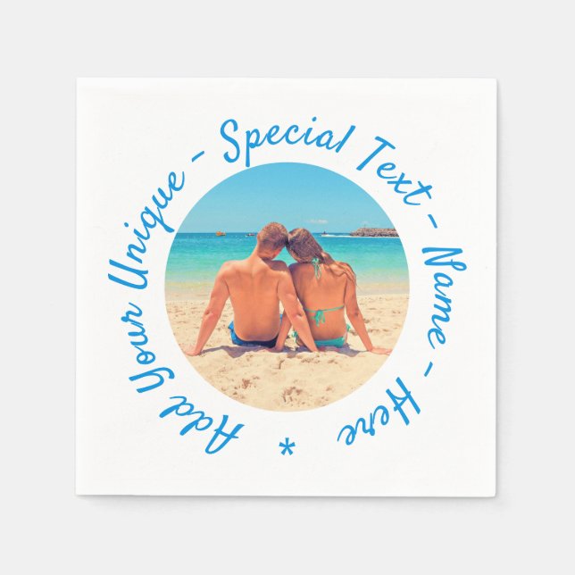 Fotoblöjor med Anpassningsbar Pappersservett (Framsidan)