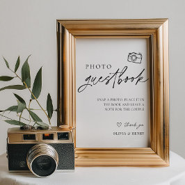Fotobokssignatur Poster