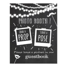 Fotoboksskylt i bröllop