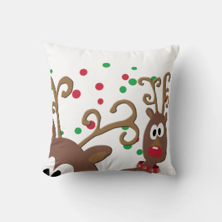 Fotobomben Reindeer Deorative jul Pillow Kudde