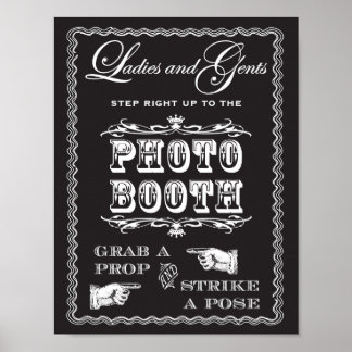 Fotobooth-Strejka A-dostecken Poster