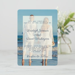 Fotobröllopsinbjudan Inbjudningar