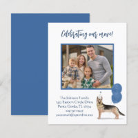 Fotobudget för den tyska Shephard Family-familjen