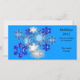 FotoCard – Höckligheter Snöflingor Julkort