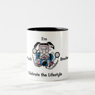 Fotochickdykare Två-Tonad Mugg