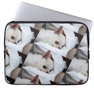 Fotochihuahua mönster i din hund-anpassningsbar laptop fodral