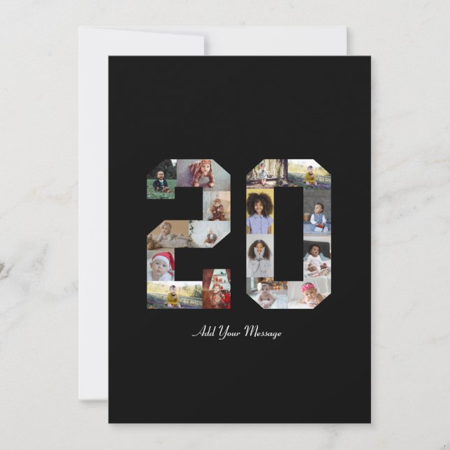 Fotocollage nummer 20 meddelande (Framsida)