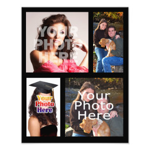 FotoCollagetryck, fyra bilder Fototryck