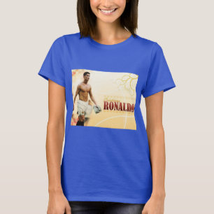 Fotodesign för RONALDO fotbollsspelare T Shirt
