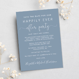 Fotodousty Blue Spara datumet Meddelande