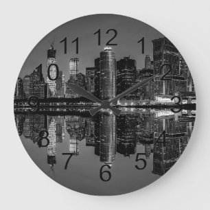 Fotoet av den New York City horisonten landskap Stor Klocka