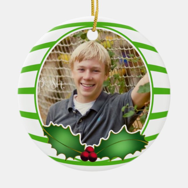 Fotoet cirklar prydnaden julgransprydnad keramik (Framsidan)
