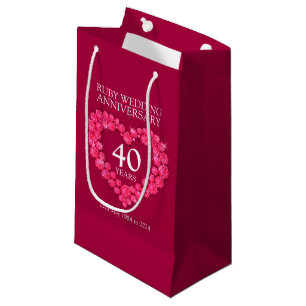Fotoet för bröllopsdagen för rubyen 40th hänger