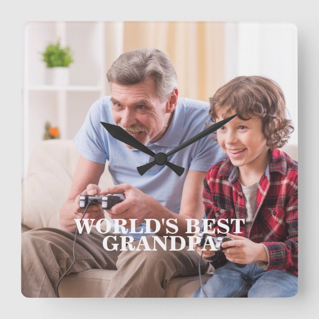 Fotofarfar / Valfri väggklocka (Framsida)