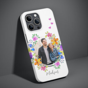 Fotofärgad Blommigt Enkel modern Personlig