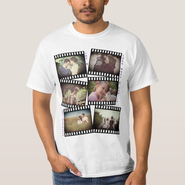 Fotofilm i anpassningsbarnas vintage t shirt (Framsida)