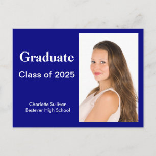 Fotoflottans blå Studenten-meddelande Vykort