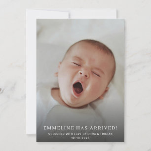 Fotofödelsedag i baby 2 meddelande