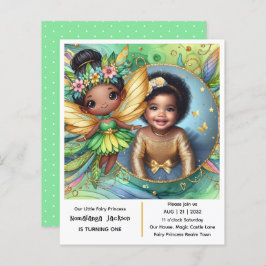 Fotofödelsedag Lilla Black Fairy African Tropical