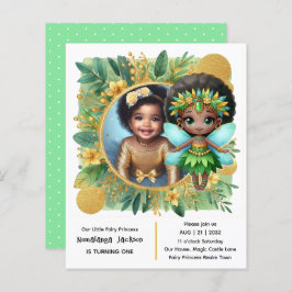 Fotofödelsedag Lilla Black Fairy African Tropical